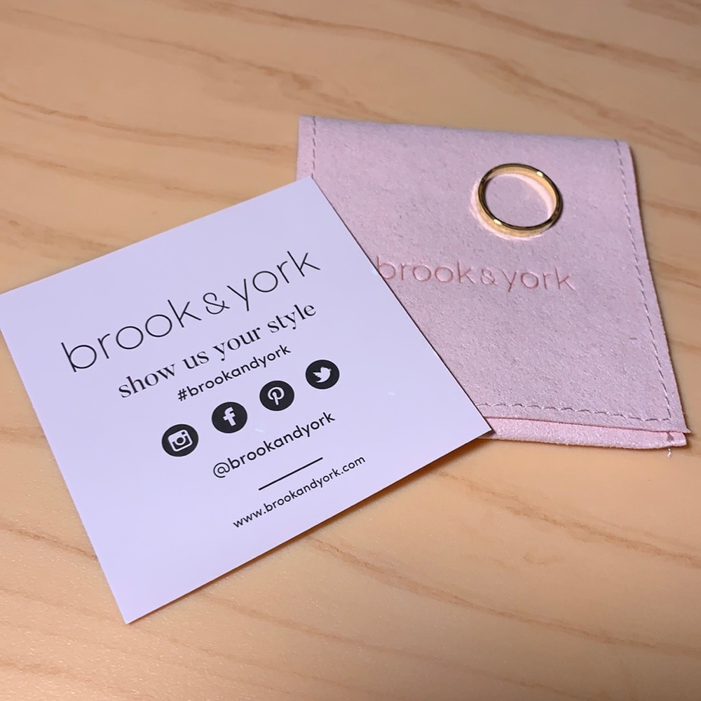 Maren Thin Hammered Stacking Ring
BROOK AND YORK